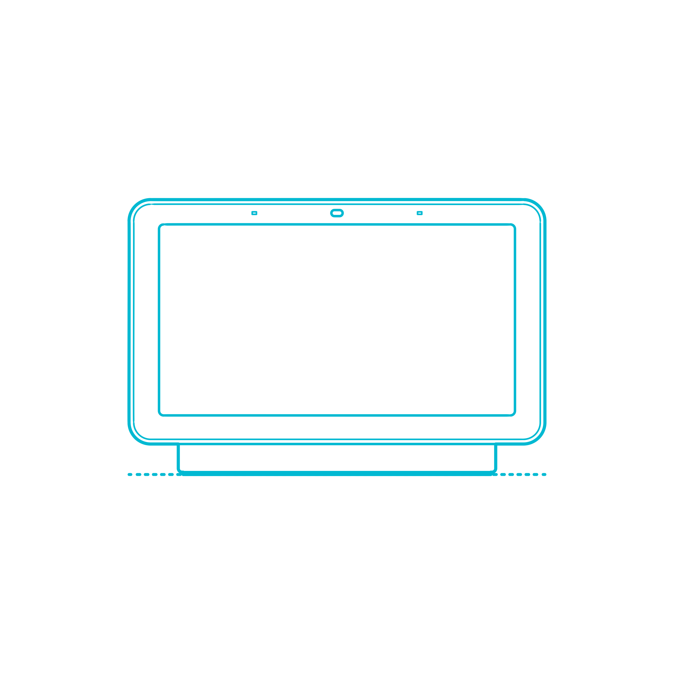 Digital Smart Home Devices Google Nest Hub Simple Outline Svg Vector Free Vectors